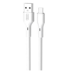 USB-кабель XO NB230 Rock Series, Type-C 2.4A білий
