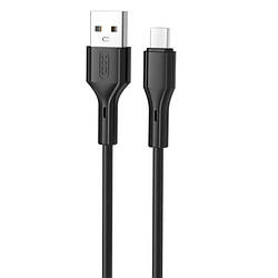 USB кабель XO NB230 Rock Series, Type-C 2.4A черный