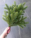 Гілка ялинки штучна Lux 60 см оливкова (упаковка 3 штуки), фото 2
