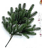 Гілка ялинки штучна Lux 60 см зелена (упаковка 3 штуки), фото 2