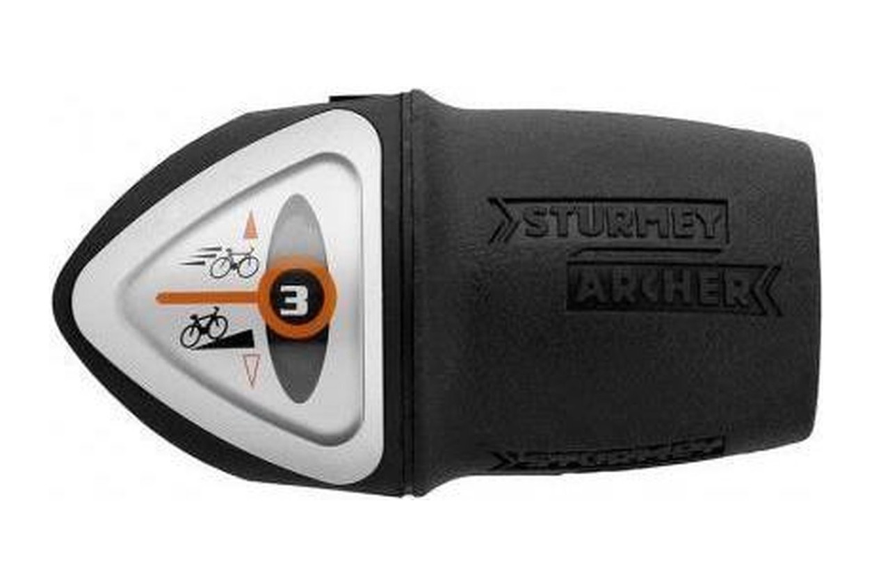 Шифтер Sturmey Archer TSS30 3 шв, сірий із чорним (12205)