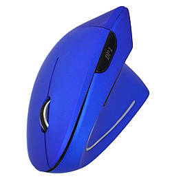 Миша вертикальна бездротова оптична Rowell V7 Blue (97274)