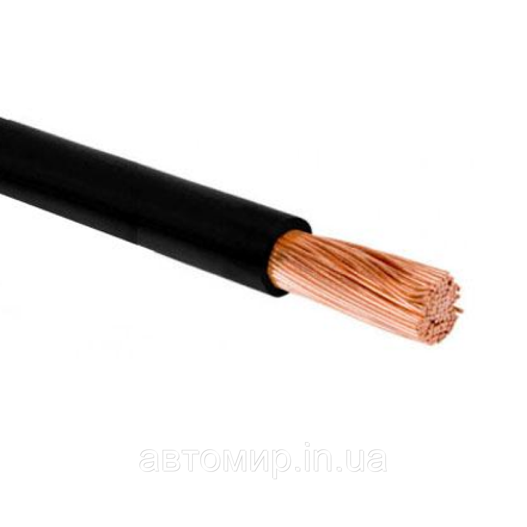 Автомобільний провід ПВ-5 1 одножильний 0,75 чорного кольору від 1 до 380V (5 метрів), фото 1