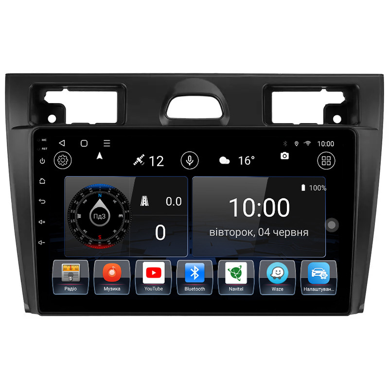 Штатна магнітола для Ford Fiesta 5 2002-2008 на Android