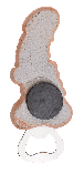 Відкривачка Bottle Opener Willy+Balls With Hand, 13 см, фото 4