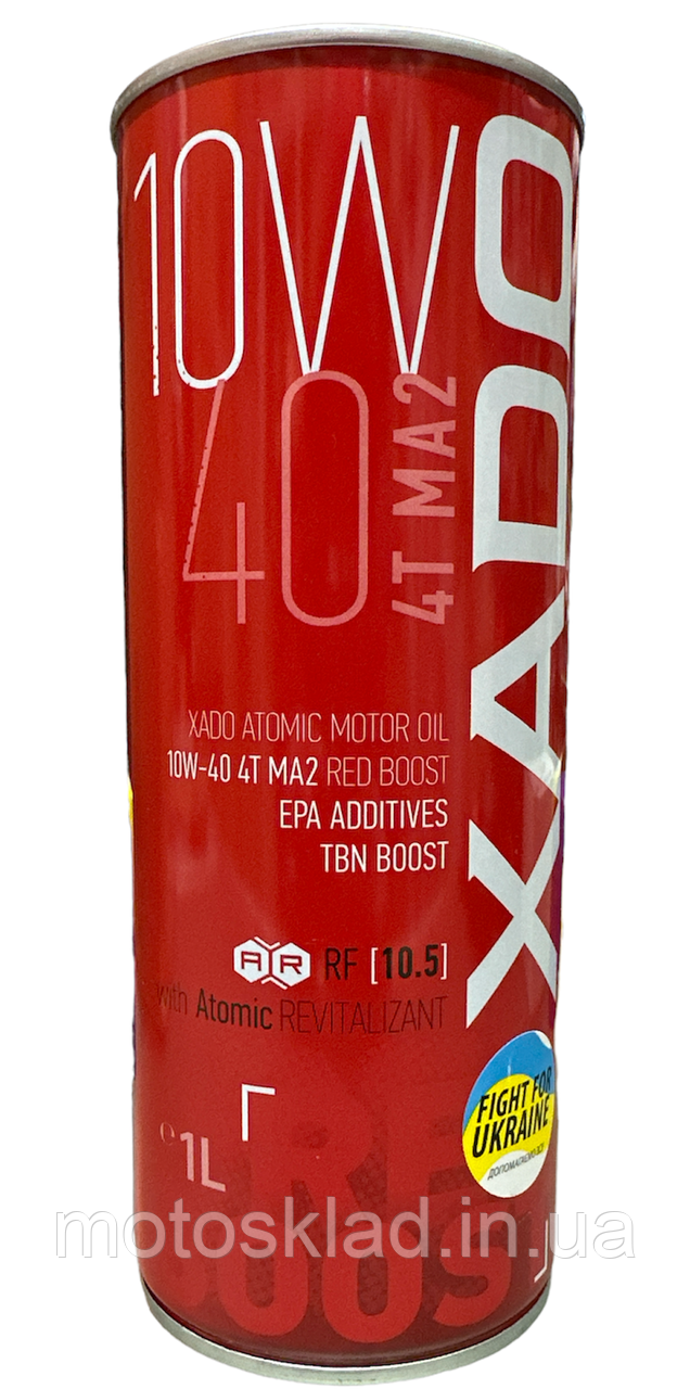 Моторна олива 4T XADO Atomic OIL Super Synthetic 10W-40