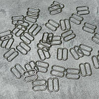 Регулятор металевий Ø 1 см -Вісімка, колір-срібло, упаковка 10 шт, Сріблястий