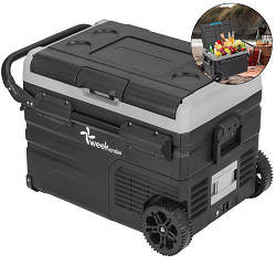Портативний холодильник Weekender TWW-35. 35л. 58,6х37,8х54,5см. 2-х камерний. Мобільний холодильник. Автохолодильник.
