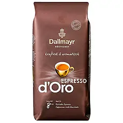 Кава в зернах Dallmayr Espresso D'oro 1 кг насичений бадьорий еспресо
