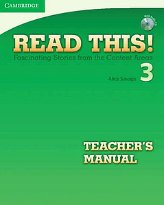 Книга для вчителя Read This! 3 teacher's Manual with Audio CD
