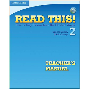 Книга для вчителя Read This! 2 teacher's Manual with Audio CD
