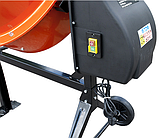 Електрична бетономішалка 140л. 550 Вт Strong-Tec CM140L, фото 6