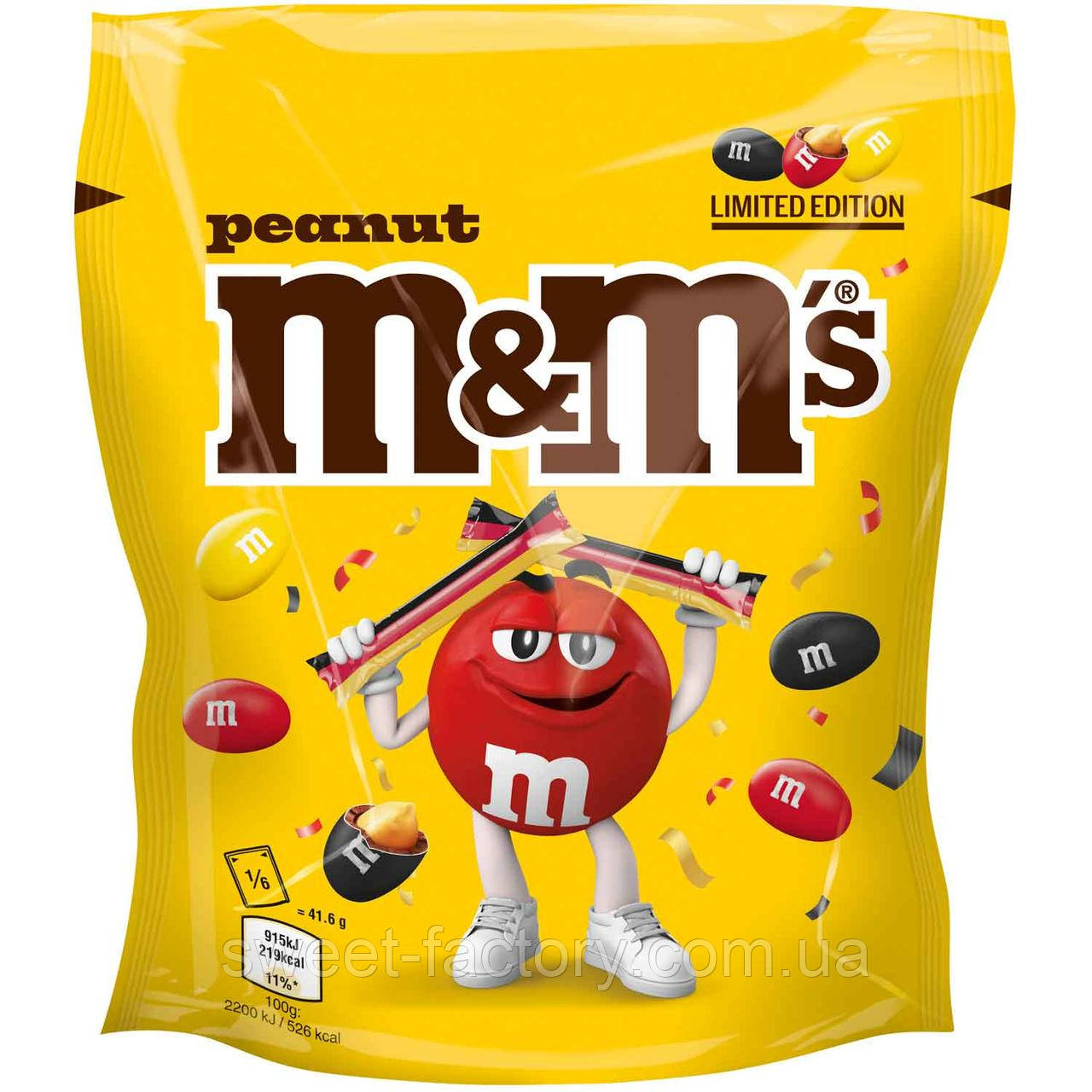 Драже M&M's Peanut Colour Edition 220g