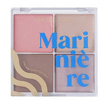Палетка для контурингу обличчя Vivienne Sabo Cream Contouring Palette 01, 17.2г