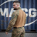 Тактична сорочка Ubacs (CoolMax) з кишенями під налокітники хижак (койот), фото 8