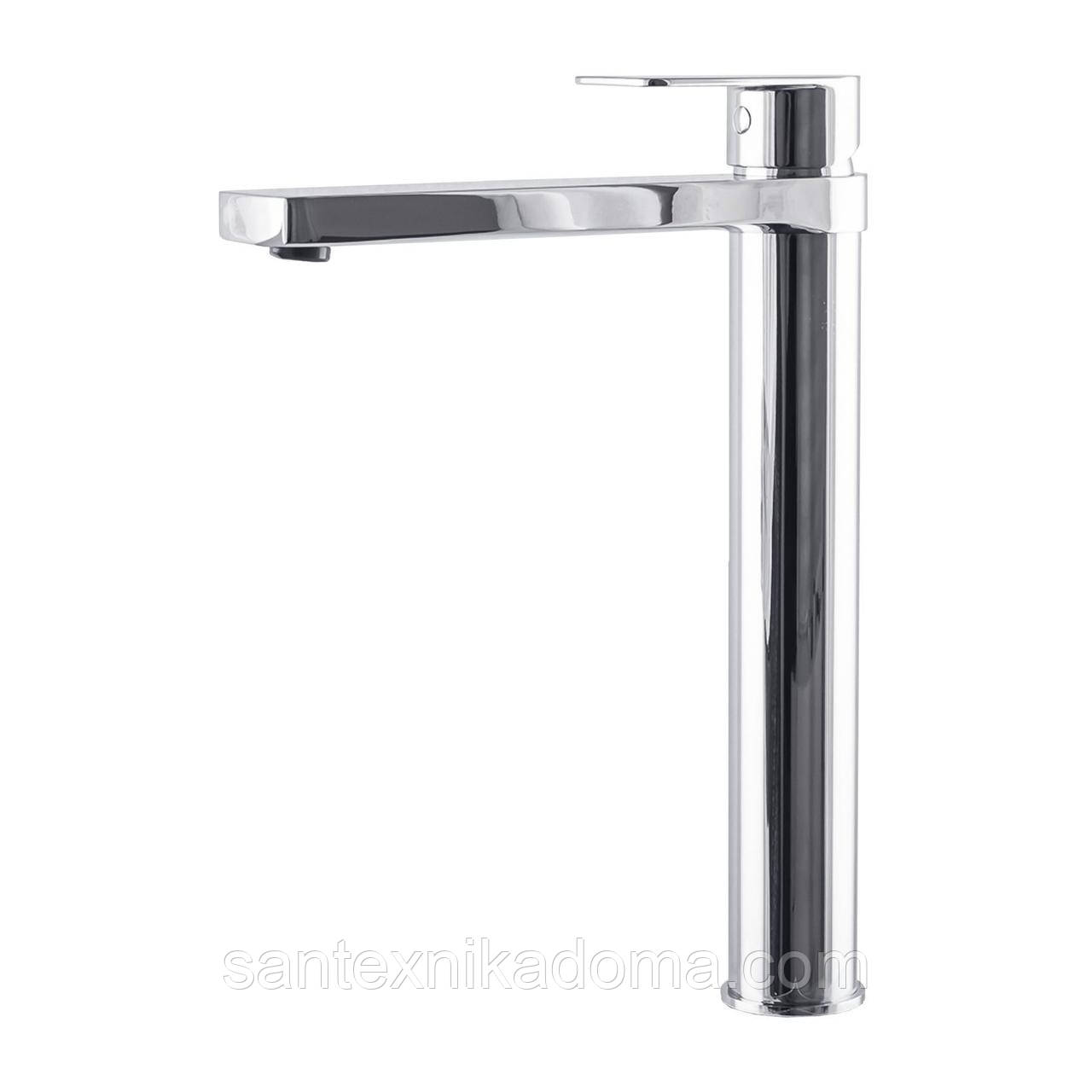 Змішувач для умивальника TOPAZ SARDINIA TS 08223-H20 латунь високий, фото 1