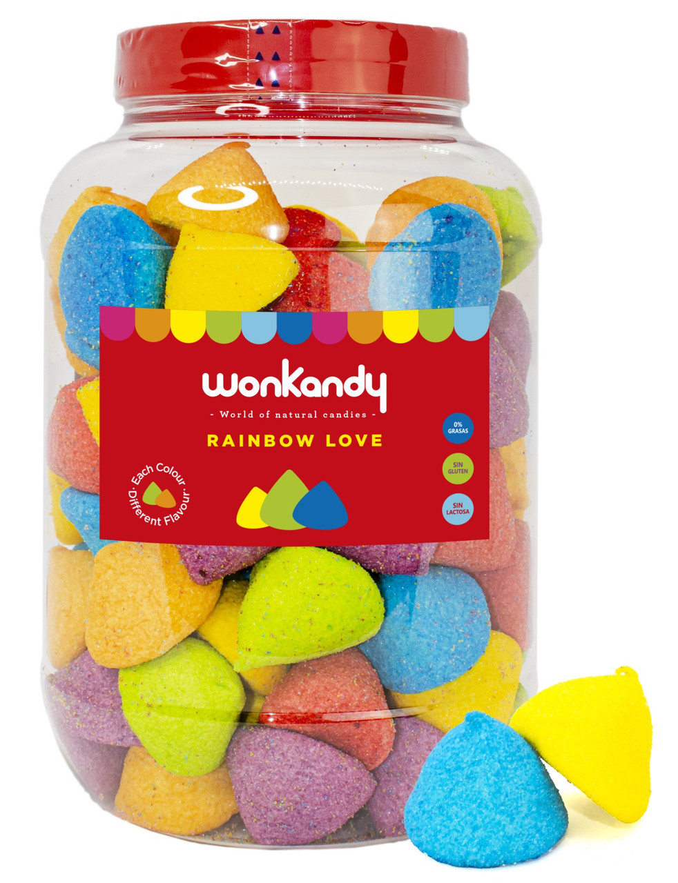 Зефір Веселкове Кохання 780 грам ТМ WonKandy