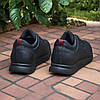 Чоловічі шкіряні кросівки (натуральна шкіра) чорні демісезонні для чоловіків на весну осінь, розміри 40-45, фото 6