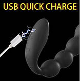 Масажер простати з дистанційним керуванням BeadsAchil, фото 3