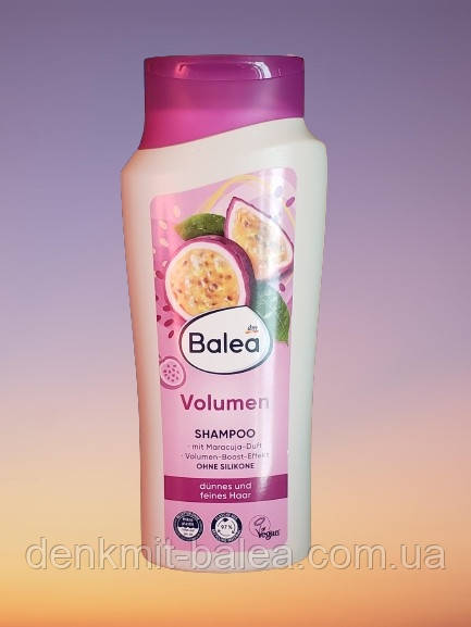 Шампунь Об'єм і Сила для тонкого волосся Balea Volumen Shampoo 300 мл