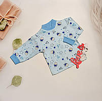 Трикотажна кофточка для новонароджених 56 р на кнопочках.