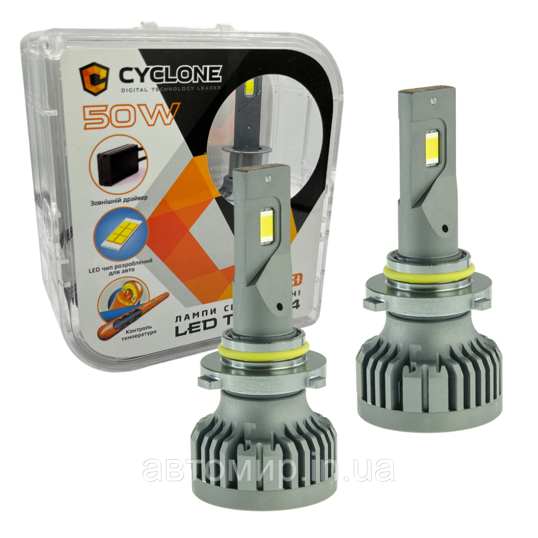 Світлодіодна лампа головного світла Cyclone LED 9005 (HB3) 5500K type 34