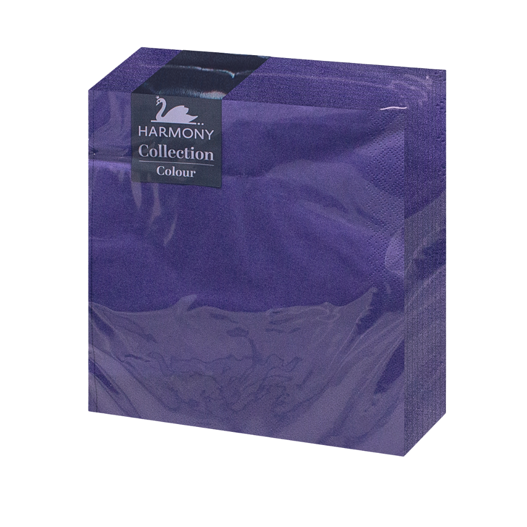 Серветки столові HARMONY VIOLET, тришарові