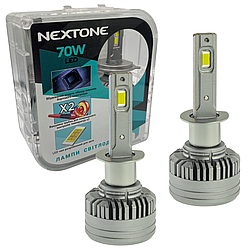 Лампа світлодіодна для фар Nextone LED H1 6000K 18000LM L4 2 шт комплект