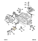 Подушка двівуна задня (КПП) Fiat Ducato, Peugeot Boxer, Citroen Jumper 4 (14-...) 2.2/2.3, 1348993080, 180691, фото 4