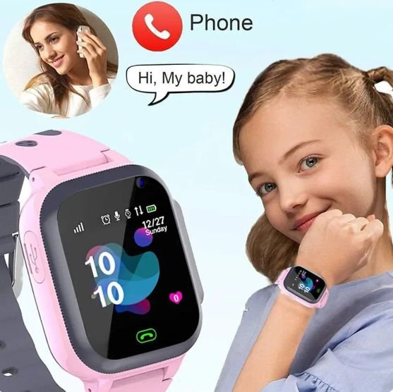 Дитячий годинник Smart Baby Watch Q21 Рожеві, дзвінки, смс, локація
