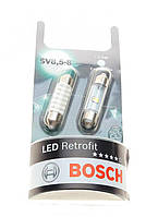 Лампа автомобільна світлодіодна C5W 12V 1W S8.5d LED Retrofit BL комплект 2шт (Bosch 1987301501)