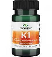 Vitamin K1 100 mcg Swanson, 100 таблеток