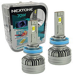 Лампа світлодіодна для фар Nextone LED HB3 6000K 18000LM 70W L4 2 шт комплект