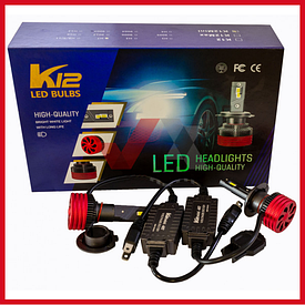 Світлодіодні LED-лампи для авто H4 12 V K12Mini 6500 K 70 W 14000L активного охолодження + обманка