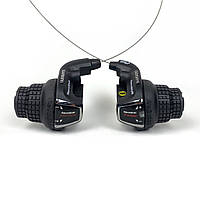 Манетки RevoShift (Ревошифт) Shimano SL-RS35-L, 3 та 6 швидкостей