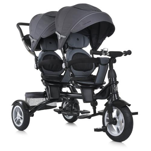Велосипед дитячий з батьківською ручкою подвійний TURBOTRIKE MT 1004DUOS-2