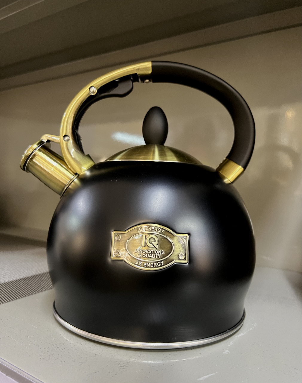 Чайник з нержавіючої сталі,колір - чорний , RINGEL IQ Be Energy 3.2 л (IQ-1000/1), фото 1