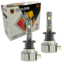 Лампа світлодіодна для фар cyclone led h1 6000k 4800lm type 32 2 шт комплект