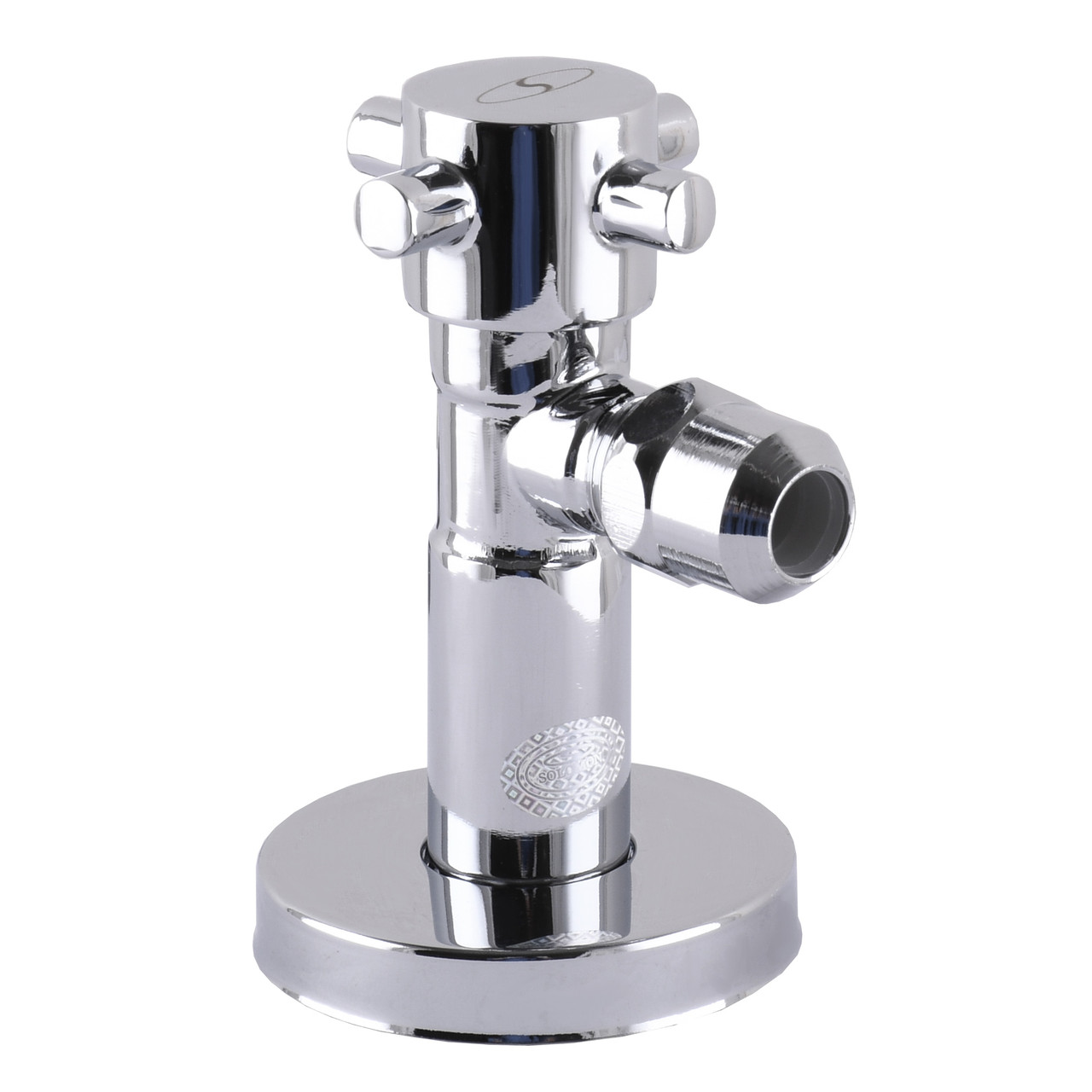 Кран кутовий приладовий Solomon 1/2 "x3/8" для сантехприладів Retro 7077, фото 1