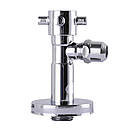 Кран кутовий приладовий Solomon 1/2 "x3/8" для сантехприладів Retro 7077, фото 3