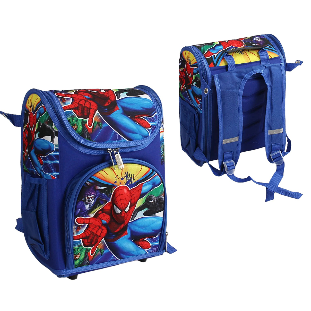 Шкільний рюкзак для хлопчика Spider Man (2 бічні кишені) C 65528