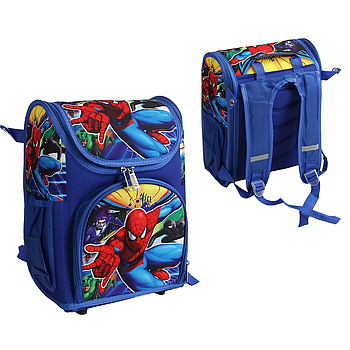 Шкільний рюкзак для хлопчика Spider Man (2 бічні кишені) C 65528