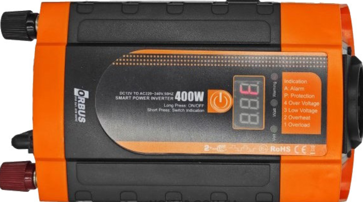 Інвертори напруги ORBUS SD400 12 у 220в 400 W з модифікованою синусоїдою Перетворювач для мобільних вус