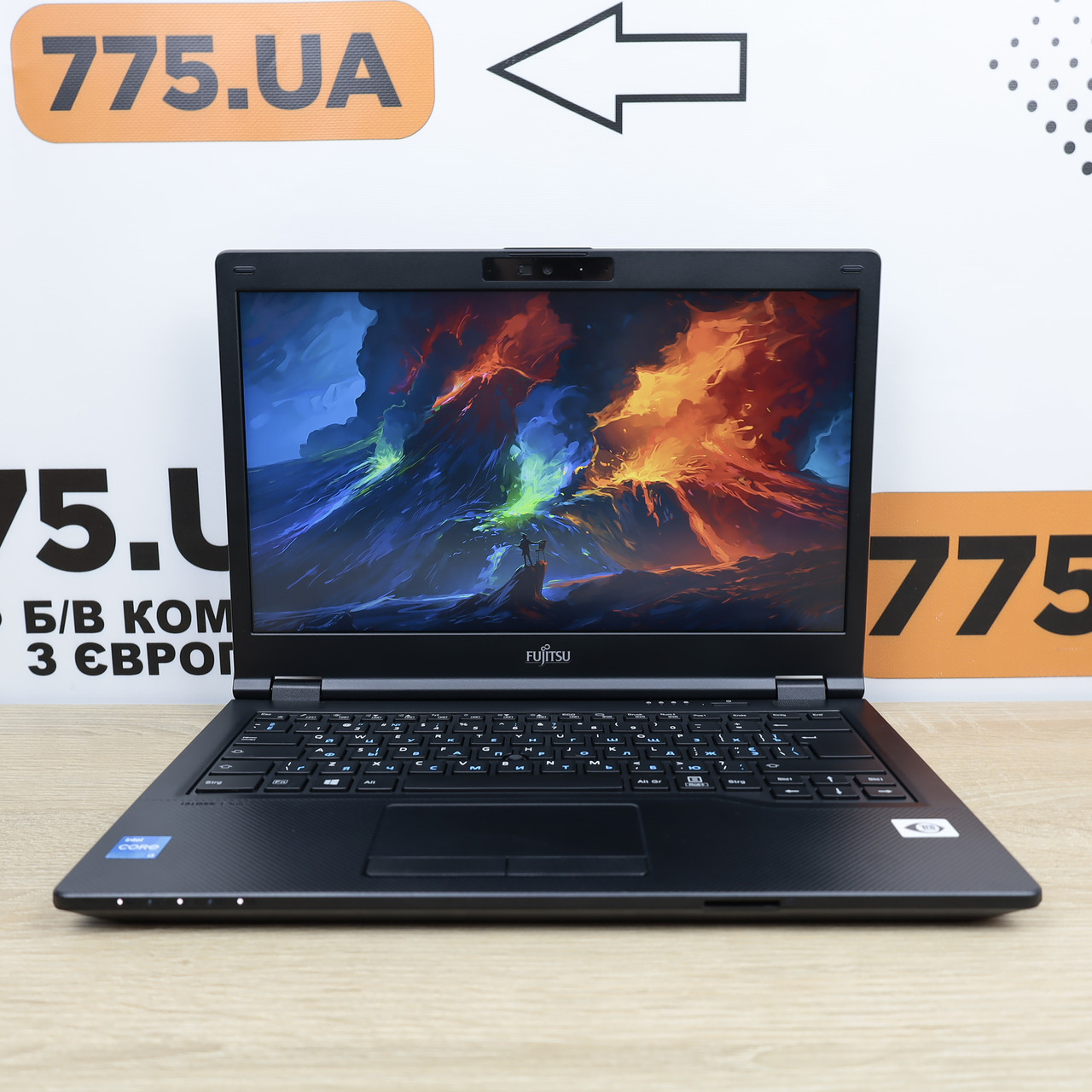 Ноутбук Fujitsu LifeBook E5411, 14" IPS, Intel Core i3-1115G4 4.1GHz, DDR4 8ГБ, 256ГБ NVME, 4G LTE, Win11