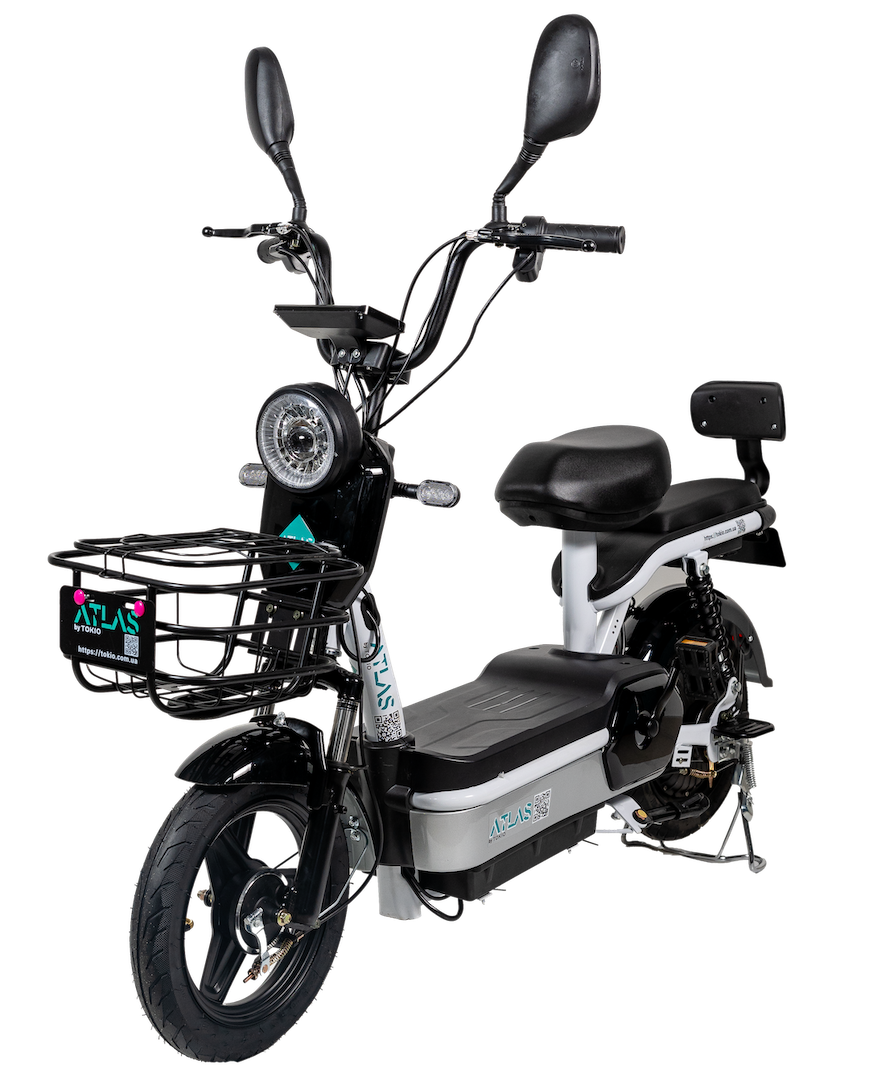 Електроскутер Atlas Cool Black (Tokio)
