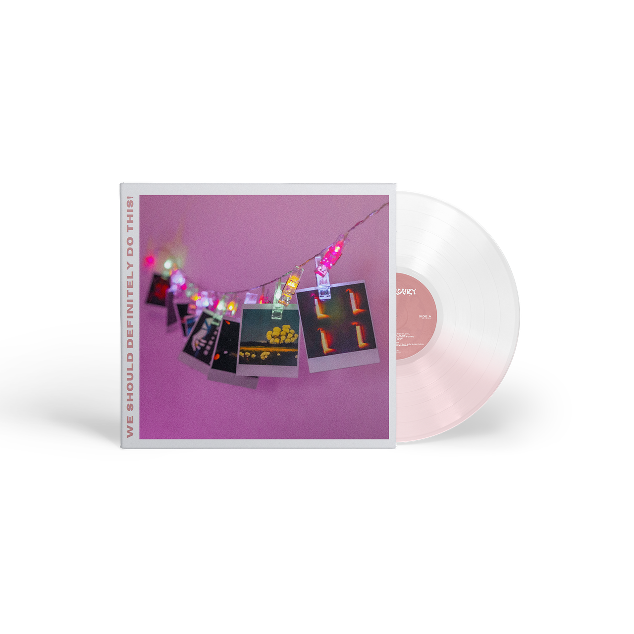 0%Mercury – We Should Definitely Do This! (Pink/White Vinyl), фото 1