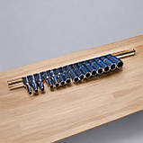 Набір головок довгих 1/2" 15ед. 8~19,21,22,24 мм (на планці) TOPTUL GAAQ1606U, фото 2