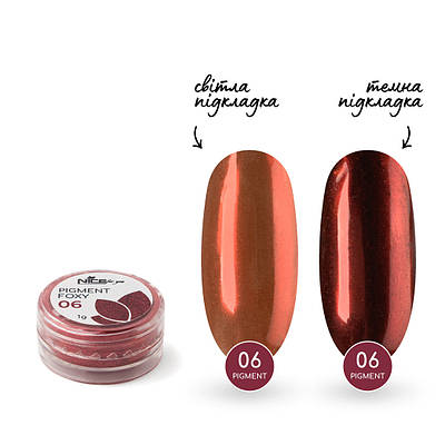 Дзеркальна пудра Nice for you №06 Рудий 1 г