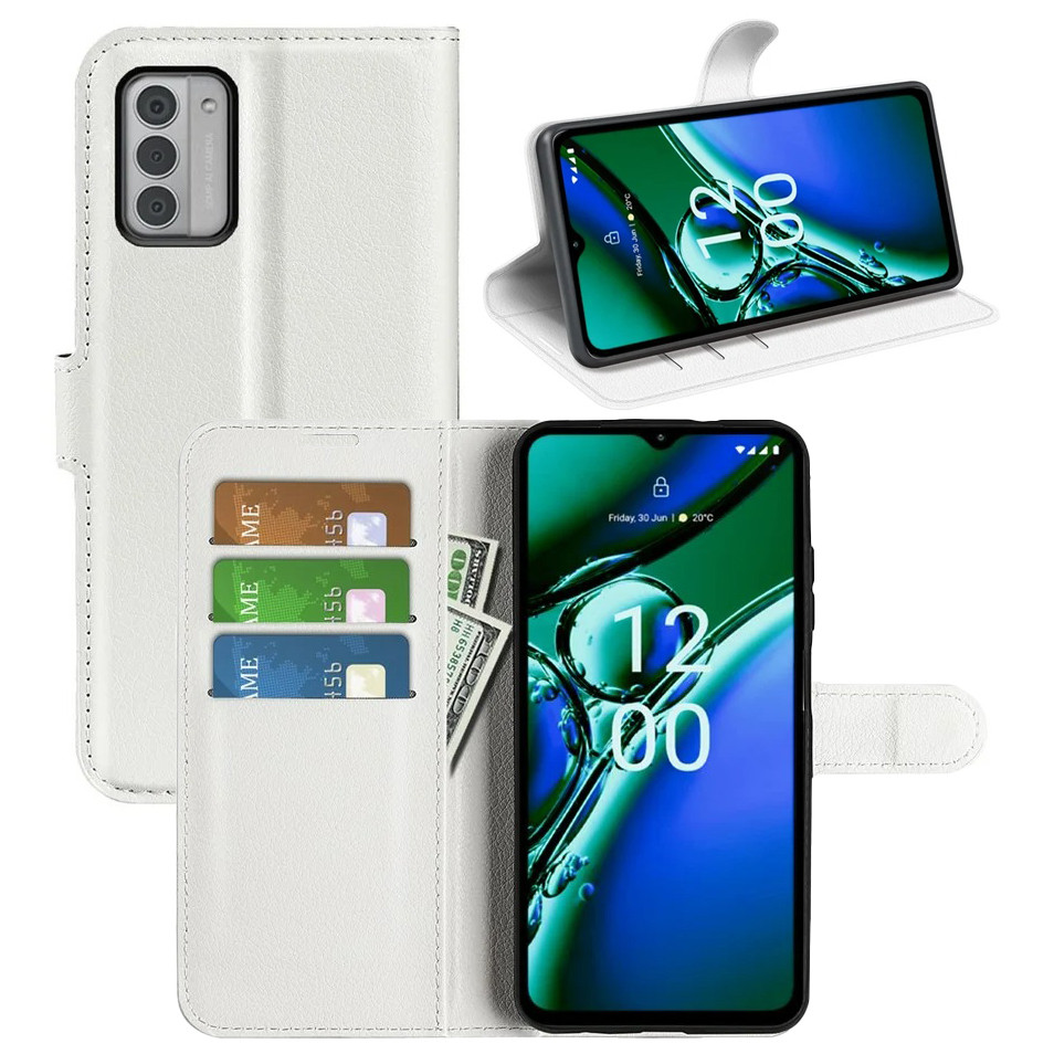 Чохол-книжка Litchie Wallet для Nokia G42 White