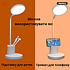 Настільні led лампи з акумулятором від USB гнучка яскрава 10Вт безпровідна світлодіодна лампа на стіл Remax, фото 5